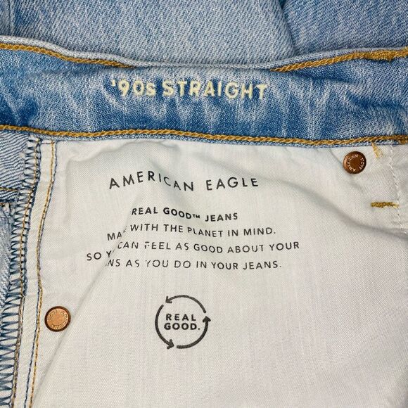 American Eagle Outfitters 90’s Straight Jeans size 10 - Picture 8 of 13